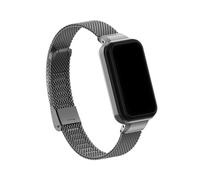TPANSCF Suitable Compatible With Band 2 Watchband, Stainless Watchband Metal Protection Frame Replacement Band(Black)