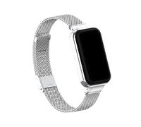 TPANSCF Suitable Compatible With Band 2 Watchband, Stainless Watchband Metal Protection Frame Replacement Band(Silver)