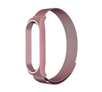 TPANSCF Watch Straps Compatible With Band 7 6 5 4 3 Stainless Steel Loop Bracelet Wristband Band 7 Strap(3 rose powder,4 3)