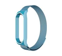 TPANSCF Watch Straps Compatible With Band 7 6 5 4 3 Stainless Steel Loop Bracelet Wristband Band 7 Strap(7 Pearlescent Blue,6 5)