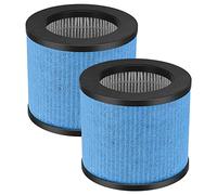 TPAP002 Filt-er Replacement 4-in-1 H13 True HEPA Upgraded Compatible with TOPPIN TPAP002 HEPA Comfy Air C1, Part #TPFF002, 2 Pack