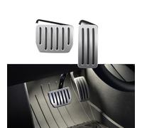 TPARTS Aluminum Self-Flip Lock Performance Pedal Sets Accelerator Brake Pedals Cover for Tesla Model 3 Highland 2024+/Model Y Juniper 2025+ Non-Slip Protector Accessories Foot Pedal Pad Replacement