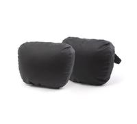 TPARTS Leather Headrest Neck Pillow for Tesla Model Y/X/3/S, Tesla Model 3 Accessories,Tesla Model Y Accessories, Car Neck Pillow for Traveling (Set of 2 Black)