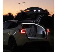 TPARTS LED Trunk Light Strip for Tesla Model Y Silicone Waterproof Smart Dual Color Switchable Tesla Model Y Interior Lighting Warm and Cool White (3000K 6000K)