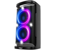 TPBEAT Portable Bluetooth Party Speaker, 160W Peak Powerful Loud Sound Deep Bass Wireless Speaker Large Subwoofer Fast Charging with Led Light Show for Outdoor Home Party Camping