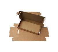 TPBK5 Postal Box 190x100x35mm 7.3x3.9x1.4" Trojan Brown Kraft Small Parcel Postal Packing Mailing Boxes Eco Friendly FSC Certified Biodegradable and Recyclable - Sold in Packs of 25