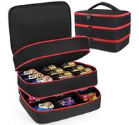 TPCY Toy Cars Carrying Bag Compatible with Hotwheels Monster Trucks Cars.Can Store 27 Monster Trucks Cars.(Case Only)