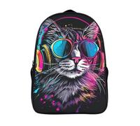 TPDALEUFD Cat Backpack 3D Bag Rucksack Boys Rucksack Children's School Nursery Lunch Bag with Zipper for Boys Girls Teenagers School Bag Backpacks 40x28x16cm