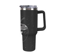 TPDHJK 1180 Ml Large Capacity Car Cup There is Water in It Cup Vacuum Insulated Water Bottle Leak-Proof Tumbler with Handle and Straw Insulated Cups