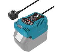 TPDL 18V Battery Charger Compatible with Makita - 14.4V Fast Charger UK Plug for Lithium-ion Battery BL1860B BL1850 BL1840B BL1835