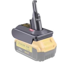 TPDL Adapter for Dewalt 18V 20V Battery Convert for Dyson V7 & V8 Battery, Replace for Dyson V7 SV11 & V8 SV10, Fit for Motorhead Pro Trigger Animal Car+Boat Fluffy Vacuum Cleaner (Only Adapter)