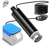 TPDL Battery Toil/Water Pump Sump Pump Compatible with Makita 18 V Battery, 120 W 12 V Transfer Pump with 5 m Cable, Portable Oil Suction Pump, Oil Gun, Submersible Pump for Gardena, Pool, Garden