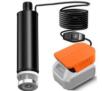 TPDL Submersible Water Pump for Dewalt 18V 20V Battery，120W 12 V Transfer Pump with 5m Cable, Cordless Oil Suction Pump, Oil Gun for Gardena, Pool Garden