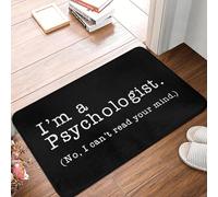 TPDODON I'm A Psychologist No I Can't Read Your Mind Doormat Anti-Slip Entrance Bath Kitchen Floor Door Mat School Garage Carpet Rug-20x32 inch