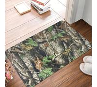 TPDODON Real Tree Camouflage Camo Pattern Front Door Floor Entrance Mats Indoor Kitchen Bathroom Doormat Garage Carpet Rug-20x32 inch