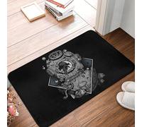TPDODON Scuba Diving Skull Front Floor Door Entrance Mat Outdoor Occult Forgetfulness Kitchen Bath Doormat Toilet Carpet Rug-16x24 inch