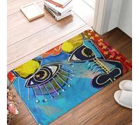 TPDODON The Spanish Bull Front Door Mat Anti-Slip Outdoor Waterproof Pablo Picasso Doormat Floor Bathroom Entrance Rug Carpet-20x32 inch