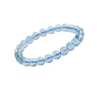 TPDRKOWJX Beads Bracelet，Light Blue Fluorite Natural Crystal Bracelet Round Lucky Beauty For Women Gift Simple Jewelry wanglan