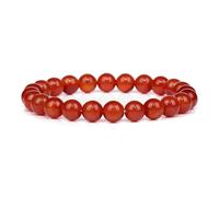 TPDRKOWJX Beads Bracelet，Red Agates Bracelets For Women Men Natural Moonstone Botswana Crazy Aventurine Tiger Eye Stone Bracelet Set Jewelry wanglan(21cm-1PC Agate)