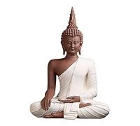 TPDRKOWJX Buddha Statues, buddha statue, 1pcs Thai Ceramic Ornament, Tathagata Shakyamuni Amitabha Home Zen Decorations, Porch Hotel Crafts[ 26Inch Large]