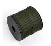 TPDRKOWJX Paracord，Paracord 7 Strand 4mm Paracord Rope 550 Parachute Cord Camping Survival Accessories Tent Lanyard DIY Bracelet Weaving(7C Red,50M)(7c Green,50M)