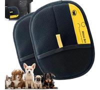 TPDRKOWJX Pet Hair Removal Glove, for Dogs, Rhino Ben Reusable Electrostatic Gloves Double-Sided Grooming (3pc)(2pc)