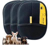 TPDRKOWJX Pet Hair Removal Glove, for Dogs, Rhino Ben Reusable Electrostatic Gloves Double-Sided Grooming (3pc)(3pc)