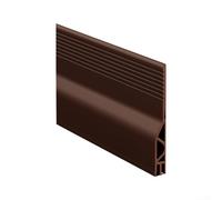 TPE Anti Leakage Door Bottom Seal Strip, for Reducing Drafts and Noise Pollution (Brown)