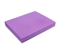 TPE Balance Training Foam Pad, Soft Comfortable Double Sided Anti Slip Pattern, Widened Thickened Lightweight for Yoga, Flat Support, Fitness (Dark Rattan Purple)