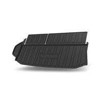 TPE Boot Mat for Toyota Highlander Fuel 7 Seater 2022-2025, Rear Boot Mat in TPE All-Weather Trunk Liner with High Edge Accessories Waterproof Protector,No speaker on the left side