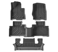 TPE Car Floor Mats Cargo Liner Trunk Backrest Pad Accessories For F&ord For Explorer US Version 6 Seats 2020-2025 Car Accessories(LHD 4PCS)