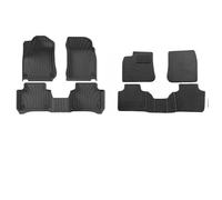 TPE Car Floor Mats For Cayenne 2018-2025 Trunk Mats All Weather Front Rear Cargo Liner Mat Waterproof Anti-Slip Foot Pads Anti-Slip Floor Mat Carpet(Black 5)