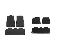 TPE Car Floor Mats For Tesla For Model Y For Juniper 2025 2026 All-Weather Double Layered Carpets Trunk Pad Back Seat decorate(Type E)