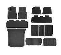 TPE Car Floor Mats For Tesla For Model Y For Juniper 2025 2026 All-Weather Double Layered Carpets Trunk Pad Back Seat(Type G)