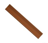 TPE Door Bottom Seal Strip with Strong Backing and Double Layer Design, Offering Draft Prevention and Noise Reduction for Interior Comfort (L-Brown)