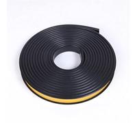 TPE Rubber Furniture Edge， U-Shaped Self-Adhesive TPE Edge Strip Multicolor 12-18mm(Black,18mm)