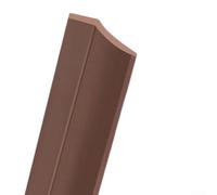 TPE Rubber Garage Door Bottom Seal 6M Brown | Flexible rubber construction, blocks dust and pests, moisture for proof barrier, keeps garage dry clean