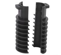 Tpe Seatpost Internal Battery Mount For Di2 System, 27.2mm And 31.6mm Compatible, Anti-rattle Holder With Ribbed Design, Black, 2 Pack(Large)