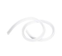 TPE Shower Threshold Water Dam Strip White Flexible 2m
