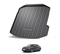 TPE Trunk Liner Cargo Tray for Audi A3L Sedan 2021-2024, Original Rear Boot Mat All-Weather Carpet Liner Protector Luggage Accessories,no net pocket on the left side of the trunk