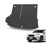 TPE Trunk Liner Cargo Tray for Toyota Crown Kluger 2021-2024, All Weather Rear Floor Mats Protector with High Edge Mat Waterproof Non-Slip,No speaker on the left