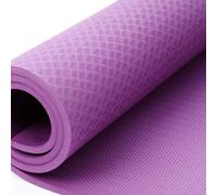 Tpe Yoga Mat Pilates Exercise Mat Sit-ups Stretch Push-ups Men And Women Environmental Protection Fitness Training Exercise Mat(Purple,200x100x1cm)