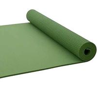 Tpe Yoga Mat Pilates Exercise Mat Sit-ups Stretch Push-ups Men And Women Environmental Protection Fitness Training Exercise Mat(Green,200x100x1.5cm)