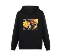TPGHNVENT Men Long Sleeve Printed Hoodies Curtis Mayfield Superfly Vinyl Cd CoverMen's Hoody Sweatershirt Black L