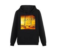 TPGHNVENT Men Long Sleeve Printed Hoodies Primus Sailing The Seas Of Cheese Owl Hoody Sweatershirt Black XL