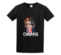 TPGHNVENT Men's Chappie Cotton T Shirt Black M