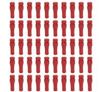 TPiercing 50pcs Quick Connect Wire Connectors, for Quick Outdoor Lighting Installations (Red)