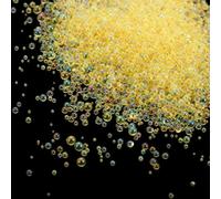 TPIONEER Colorful Mixed Water Bubble Beads Mini Glass No Hole Bead for DIY Jewelry Making Accessories Epoxy Resin Nail Art Crafts Filling