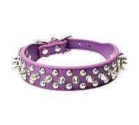TPIONEER Pet Dog Collar Anti-bite Spiked Studded for Small Medium Large Dogs Sport Padded Bulldog Pug Puppy Big Dog Collars Pets Supplies