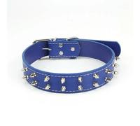 TPIONEER Sharp Spiked Studded Leather Dog Collars Pitbull Bulldog Big Hunting Dog Anti-biting collar Adjustable for Dogs Boxer Puppy